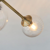 Lampa sufitowa Endon Lighting Allegra 103171 mosiądz