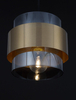 Lampa wisząca Luces Exclusivas VIEJA czarny/złoty LE42623