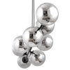 Lampa wisząca ROSSI 6 BL GRAFIT Emibig 875/6 czarny