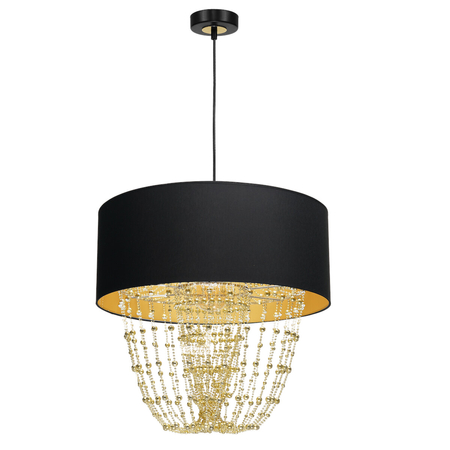 Milagro Lampa wisząca ALMERIA BLACK/GOLD 1xE27 MLP6442 CZARNY / ZŁOTY