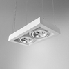 Lampa wisząca AQForm Cadra 111 x 2 Biały Struktura