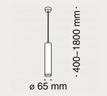 Lampa wisząca Maytoni P020PL-01S Shelby