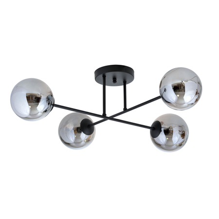 Lampa sufitowa ROMA 4 Emibig 1245/4 czarny