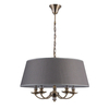 Lampa wisząca Italux Zanobi PND-43272-5A Brąz antyczny
