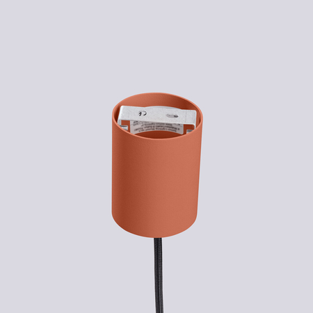 Sollux Lighting Lampa wisząca HALO 1 ochra czerwona SL.1729