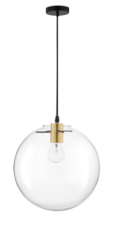 Lampa wisząca Luces Exclusivas UPATA LE41814 czarny/złoty