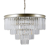 Lampa wisząca Italux Verdes PND-44372-8-CHMP-GLD Złoty szampański