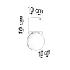 Sollux Lighting Plafon SALGADO naturalne drewno SL.0672