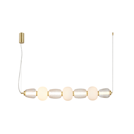 Lampa wisząca Italux PND-98374-42W-GD Piaskowany złoty z połyskiem