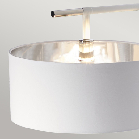 Lampa podłogowa Elstead Lighting Balance biały/srebrny BALANCE-FL-WPN