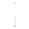 Lampa wisząca KIBO 1 WH/CHROME Emibig 641/1 biały/chrom