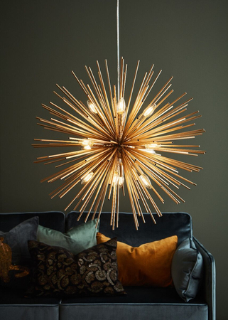 Lampa wisząca Markslöjd SOLEIL 107752 złoty