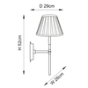Kinkiet Endon Lighting Rennes & Carla 103346 mosiądz