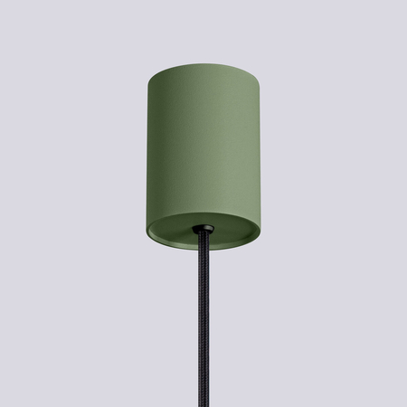 Sollux Lighting Lampa wisząca HALO 1 zielona oliwka SL.1724