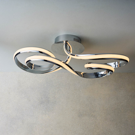 Lampa sufitowa Endon Lighting Aria 76393 chrom