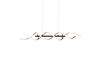 Lampa wisząca Trio 341810205 czarny/srebrny
