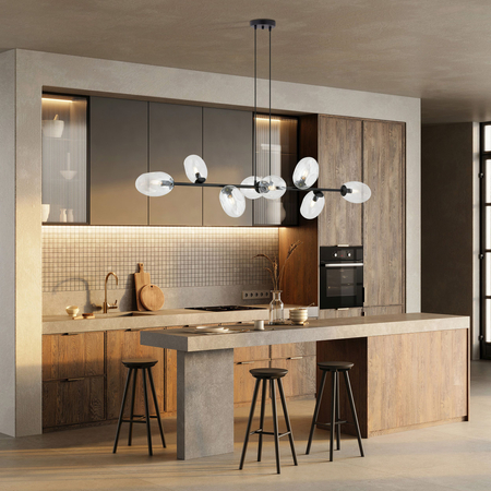 Lampa wisząca PANDORA 8 Emibig 1262/8 czarny