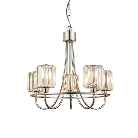 Lampa wisząca Endon Lighting Berenice 104108 nikiel