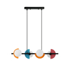 Lampa wisząca Italux Nauti PND-37482-4-MLTI Niebieski, pomarańczowy, różowy