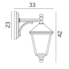LONDON 481 BLACK E27 LED 9W ON ARM DOWN