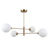 Lampa wisząca Italux Evora PND-55342-4-HB Mosiądz miodowy