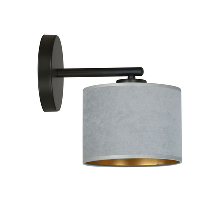 Kinkiet HILDE K1 BL GRAY Emibig 1050/K1 czarny/chrom