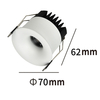 Light Prestige Oczko podtynkowe Zyra białe LED CCT LP-1606/1RS WH