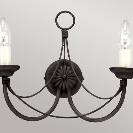 Kinkiet Elstead Lighting Carisbrooke czarny CB2-BLACK