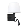 Kinkiet Italux Norte WL-1122-2-BL-BM-RO-WH Czarny mat