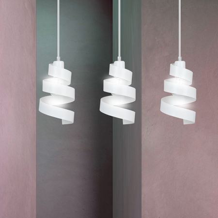 Lampa wisząca SAGA 3 WHITE Emibig 351/3 biały
