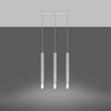 Sollux Lighting Lampa wisząca WEZYR 3 biała SL.0959
