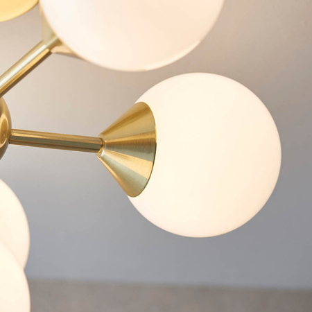 Lampa sufitowa Endon Lighting Oscar 76501 mosiądz