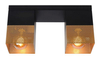 Lampa sufitowa Lucide RENATE 21123/02/02 czarny/złoty