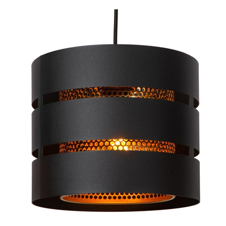 Lampa wisząca Lucide ROSAS 21433/03/30 czarny/złoty
