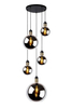 Lampa wisząca Lucide JULIUS 34438/05/65 czarny