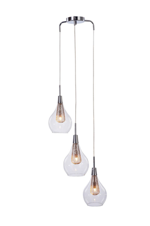 Lampa wisząca ELEKTRA 3 Azzardo AZ1688 miedziany