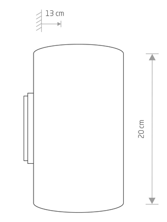 Kinkiet Tube White 9317 Nowodvorski Lighting