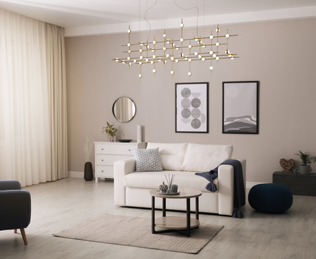Lampa wisząca Italux Provenza MD18001067-55A GD Złoty