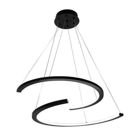 Milagro Lampa wisząca DOUBLEMOON 30W LED ML1178 CZARNY