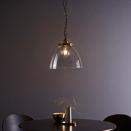 Lampa wisząca Endon Lighting Hansen Grand 102926 mosiądz