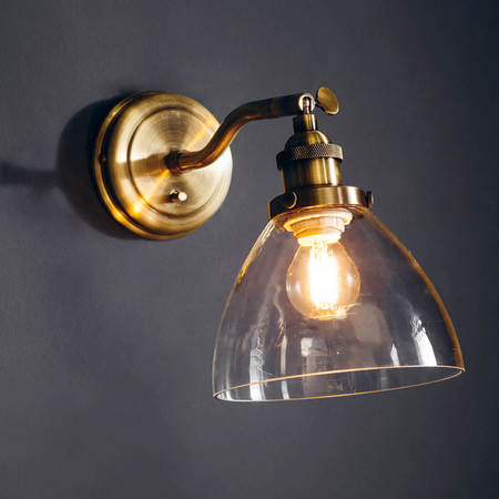 Kinkiet Endon Lighting Hansen 77273 mosiądz