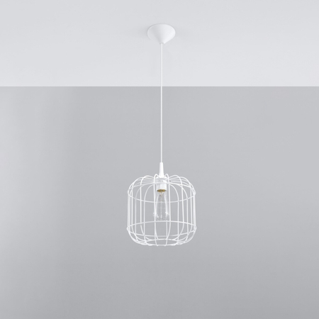 Sollux Lighting Lampa wisząca CELTA biała SL.0295