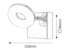Lampa łazienkowa Rabalux Beata 5716 chrom