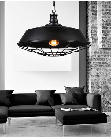 Lampa wisząca Lumina Deco LDP 6862-450 (BK) Arigio D45