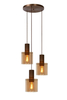 Lampa wisząca Lucide TOLEDO 74405/13/62 biały/miedziany