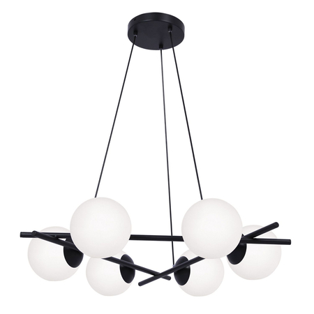 Lampa wisząca ARTON Kaja K-4967 biały/czarny