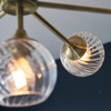 Lampa wisząca Endon Lighting Allegra 103172 mosiądz