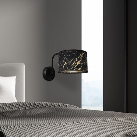 Milagro Kinkiet SENSO Black/Gold 1xE27 MLP7290 CZARNY / ZŁOTY