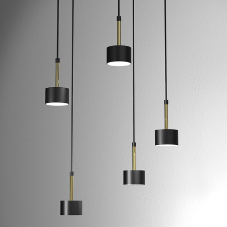 Milagro Lampa wisząca ARENA BLACK/GOLD 5xGX53 MLP7763 CZARNY / ZŁOTY