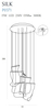 Lampa wisząca Maxlight P0371D chrom